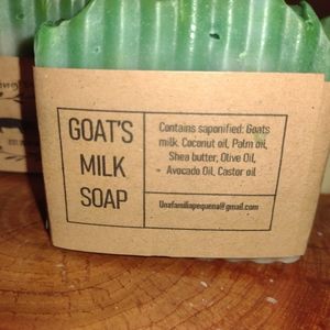 Goat's milk soap pine